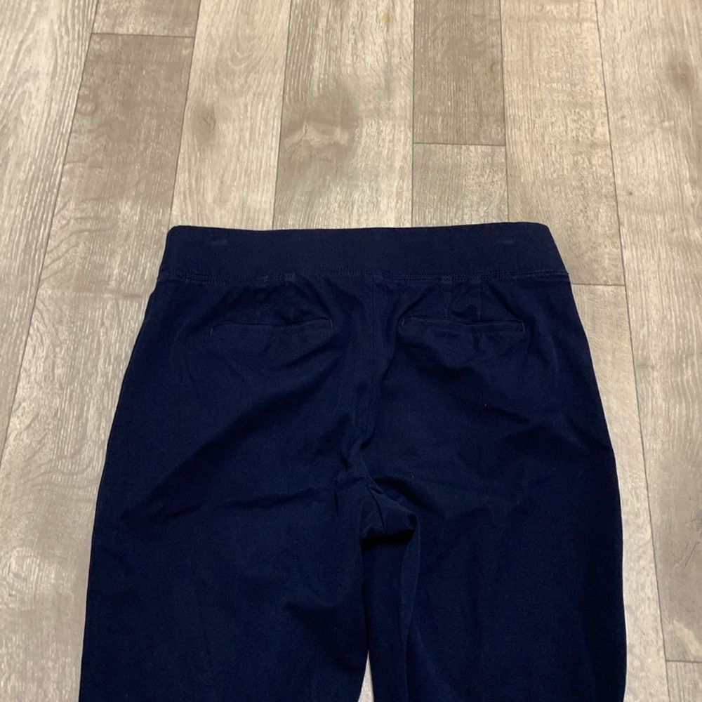 Womens Talbots Skinny Navy Blue Ankle Pull On Stretch Jegging Pants - Picture 6 of 6
